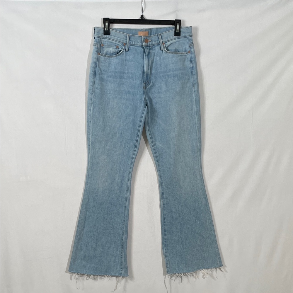 Mother Jeans The Weekender Fray Size 30 Mentally Elsewhere Wash EUC